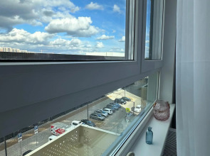 Апартаменты Истоман Студия вид на пруд