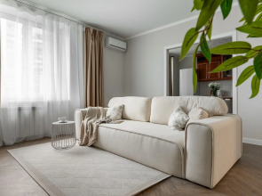 Апартаменты с двумя кондиционерами и стильным ремонтом