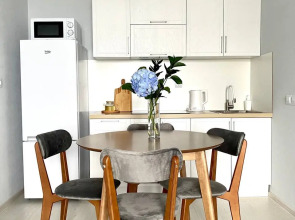 Апартаменты Hygge Karelia c видом на озеро в ЖК со своей набережной