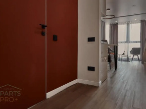 Квартира Aparts Pro Стильная видовая студия у Волги в ЖК Галактика на 12 этаже