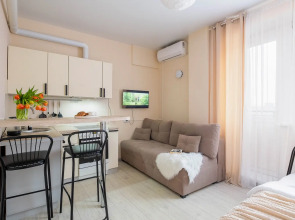 Квартира Студия рядом с центром, с кондиционером