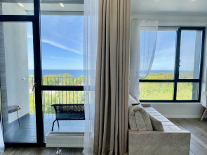 Апартаменты с видом на море на 10 этаже в комплексе Кристалл & Балтик-SPA