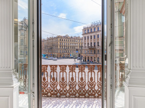 Апартаменты Двухъярусные Белоснежные на Невском 96