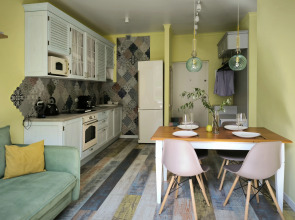 Квартира Комфортная с Просторной Гостиной, Спальней, Детской, Кабинетом и Двумя Санузлами