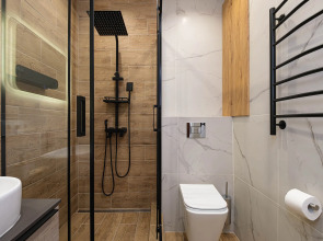 Квартира Новая студия в 5 минутах от ТРЦ Аура