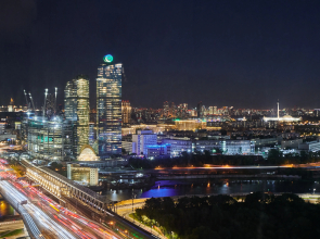 Квартира GM Apartments Шикарная Двушка в Москва Сити в Башне Око