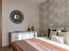 Квартира Moscow Deluxe Apartments Family suite city view-2