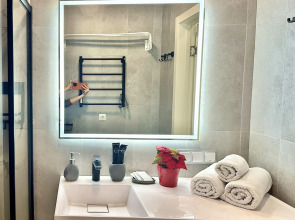 Квартира Люкс-Студия дизайнерская с видом на реку и Москва Сити