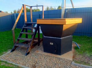 Частный дом Флотский домик с чаном