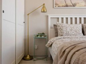 Апартаменты Prudius Apart с балконом у залива