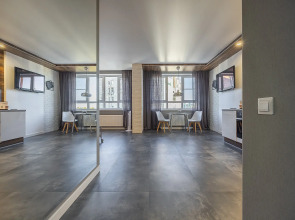 Квартира Студия в новом доме рядом с канатной дорогой