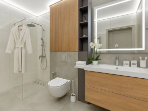 Апартаменты Juls Apart в элитном ЖК с большим балконом