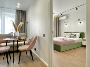 Квартира Новая евродвушка на четверых в современном районе Великого Новгорода