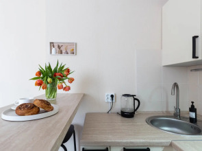 Квартира Студия рядом с центром, с кондиционером