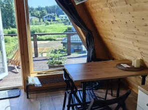 Частный дом A-frame с сауной у Игоры