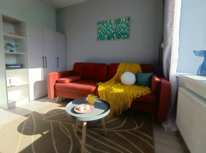 Апартаменты Рыба-Кит в современном комплексе на Яблоневой