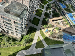 Апартаменты Уютная евродвушка с видом на Москву реку