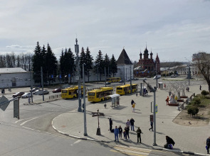 Апартаменты Студия Сканди с видом на Кремль