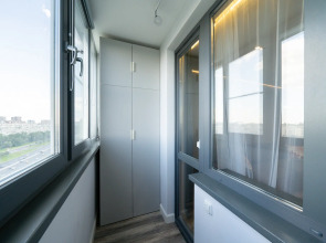 Квартира Стильная двухкомнатная квартира Natali apart на метро Пражская