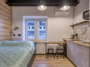 Апартаменты Студия Новая у Метро ЗИЛ