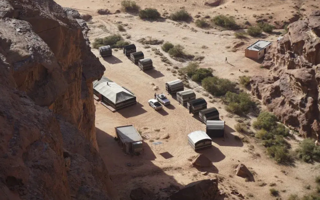 Wadi Rum Desert Colored Camp and Tours