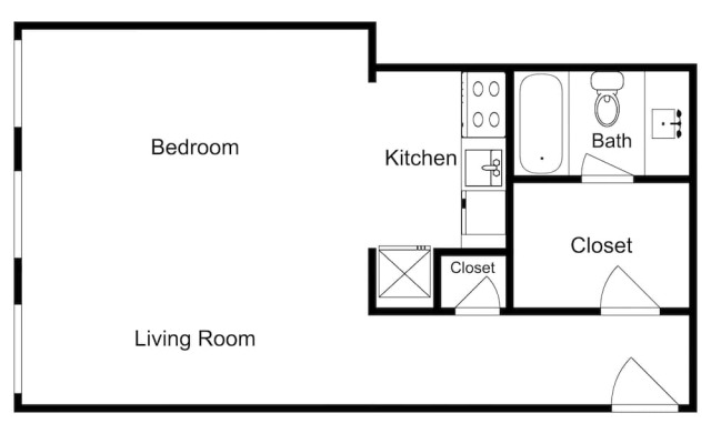 West 1st #1409 - studio Br Condo