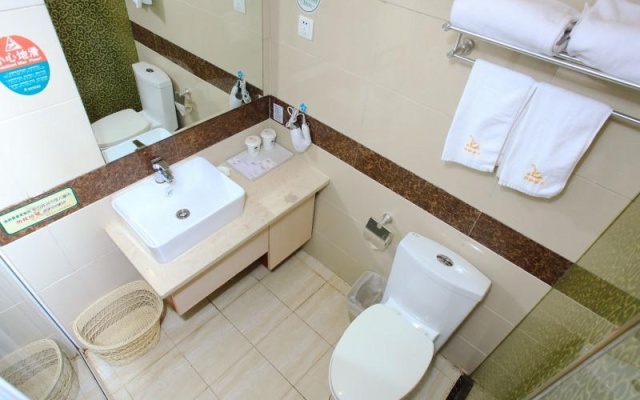 GreenTree Eastern JiangSu NanJing Jiangning University Towm Ecomonic and Trade College Hotel – Bathroom – Nanjing
