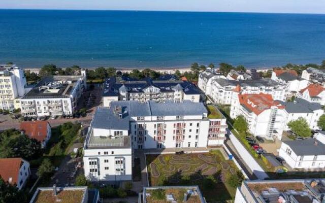 Residenz bel vital Binz WG28 mit kleinem Meerblick und Balkon