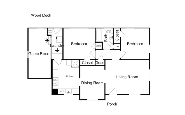 Fernwood Dr Home - 2 Br Home