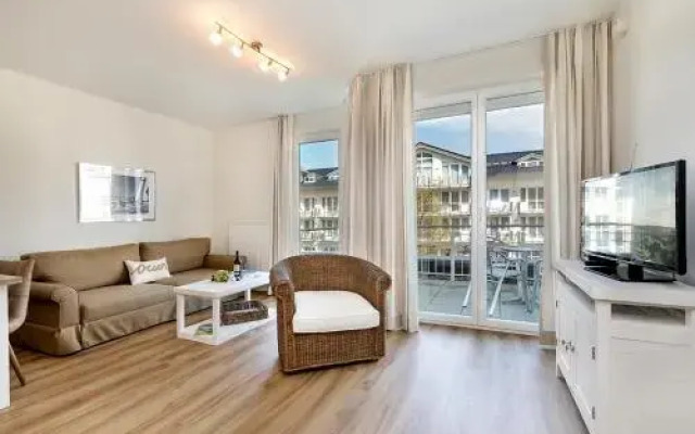 Residenz "bel-vital" Binz - WG28 mit kleinem Meerblick und Balkon