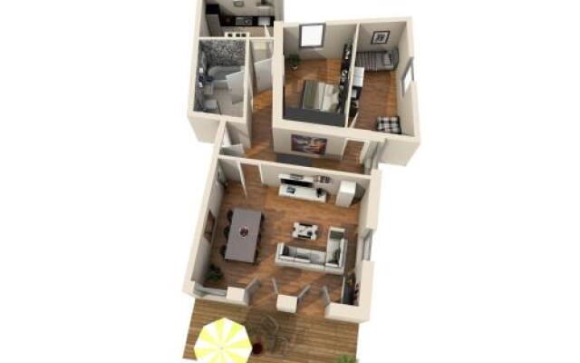 Villa Minna - Ferienwohnung 3 mit Balkon