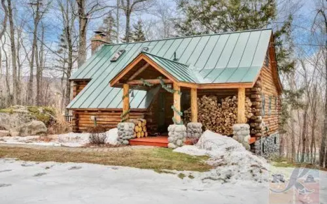 Moose Log Cabin by RedAwning