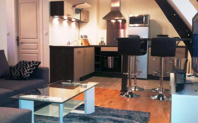 APPARTEMENT VUE MER St MALO CUISINE ENTIEREMENT EQUIPEE 6 PERSONNES