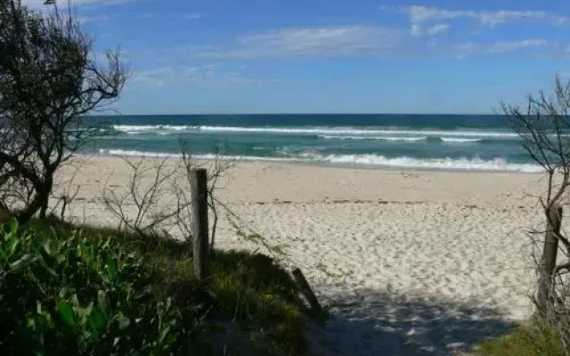 White Waves on the Beach