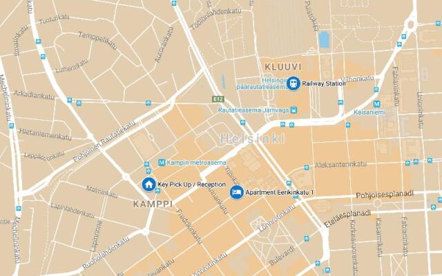 Kamppi Eerikinkatu 1 - 5pax