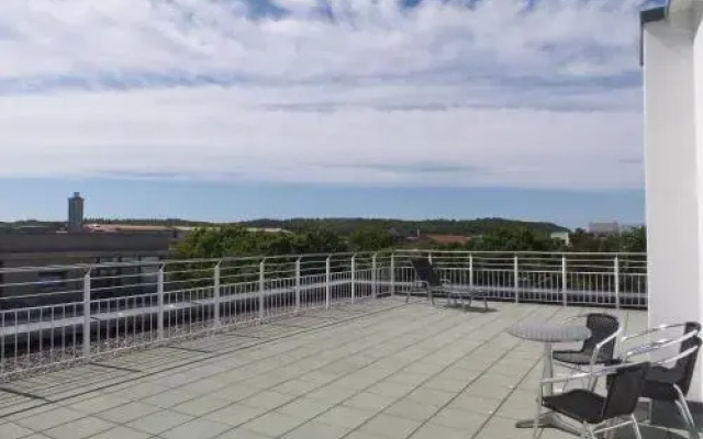 Residenz "bel-vital" Binz - WG28 mit kleinem Meerblick und Balkon