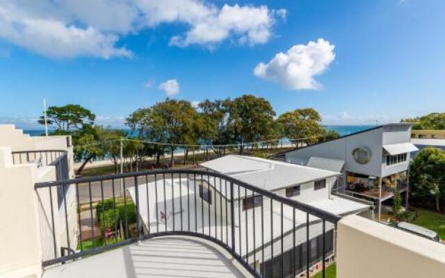 Waterfront views from private rooftop balcony - Bayview South Esp, Bongaree