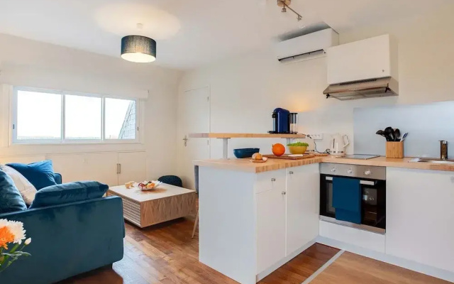 Studio on Etel Beach With Panoramic Views
