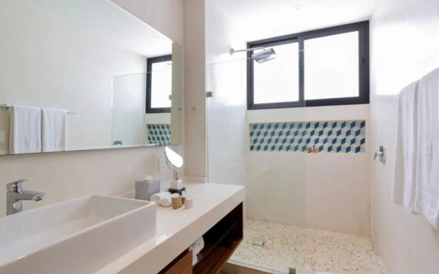 Modern studio spa & gym at Central Park Tulum