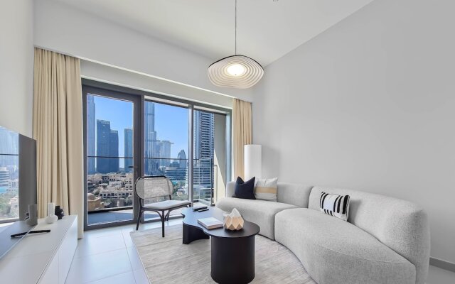 Manzil - 2BR | Downtown | Full Burj Khalifa view