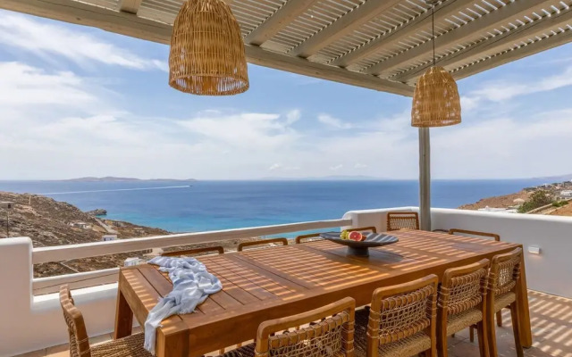 Modern Mykonos Villa Private Pool Stunning View