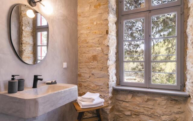 Villa Gaia Syros | 1800's Stone Building