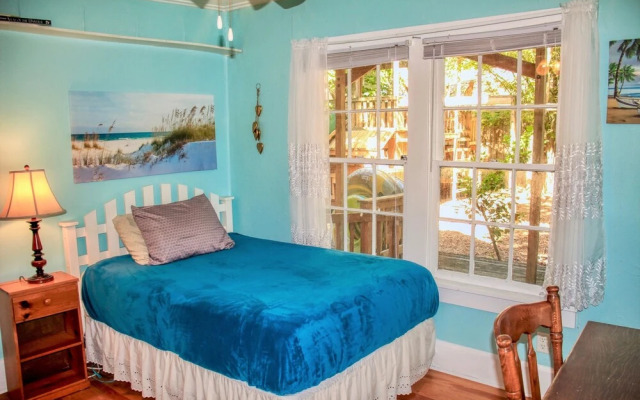 Shaded Beachtown Vacation Estate (102-22)