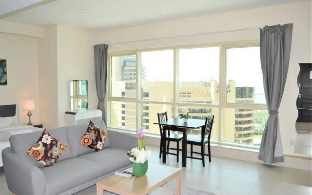 Sea view furnished STUDIO with balcony in Marina - JMI