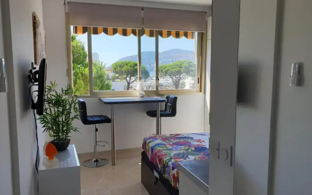 Garden and beach sea view apartment Cannes