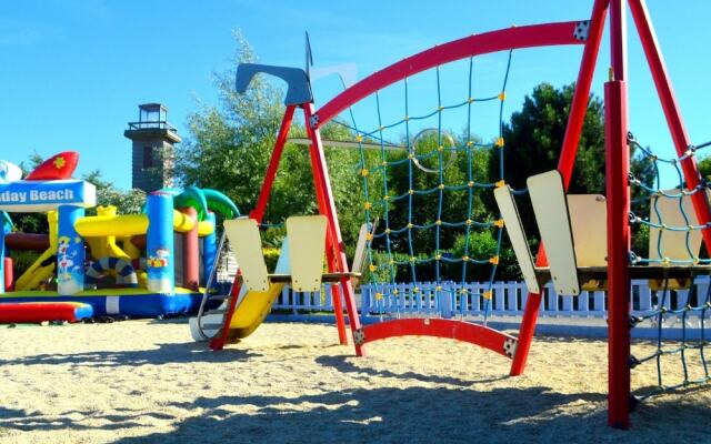 Luxury Mobile Home With Wooden Terrace in Beautiful Normandy