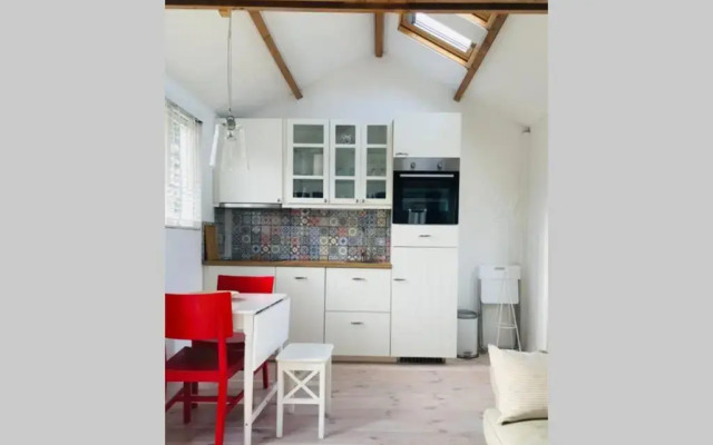 Tiny house in tuin van de statige villa Mariahof