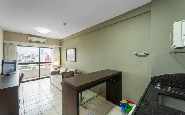 OTH1205 Flat na Ilha do Leite, Recife, um quarto.