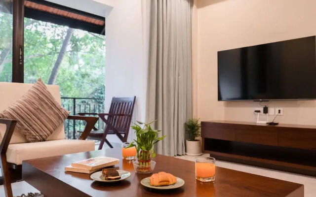 Sol Banyan by Hireavilla - 2BR w Pool in Candolim