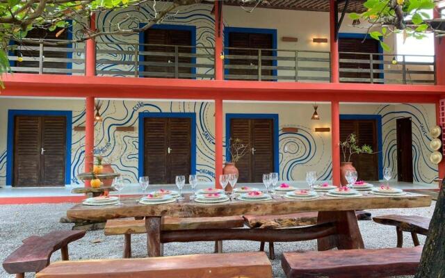 Maravilhosa casa à 40 metros do mar, 10 quartos